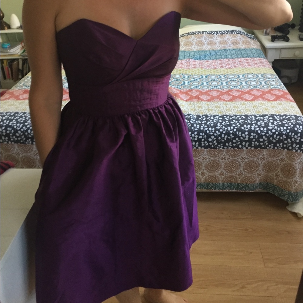 Alfred sung strapless dress